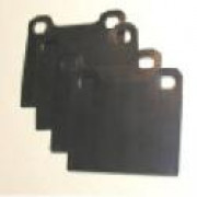 REAR BRAKE PADS SHIMS SET