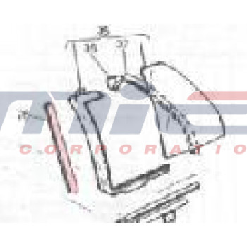 MASERATI BITURBO SPYDER REAR 1/4 WINDOW WEATHERSTRIP SEAL 337720339 QUARTER GLASS - FRONT SEAL MASERATI BITURBO SPYDER REAR 1/4 WINDOW WEATHERSTRIP SEAL 337720339 QUARTER GLASS - FRONT SEAL