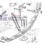 MASERATI REAR LEAF SPRING 46412