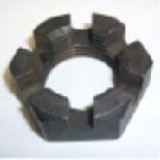 Écrou couronné pour la fixation des moyeux aux arbres d&#039;essieu