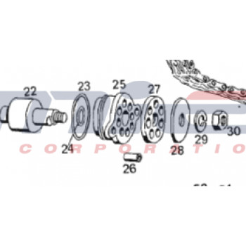 CHAIN TENSIONER ADJUSTER SUPPORT CASTING 49285 CHAIN TENSIONER ADJUSTER SUPPORT CASTING 49285