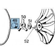 Tuerca de fijación del impulsor de la bomba de agua
