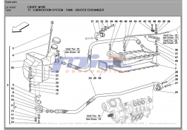 T-17 - lubrication system - tank - heater exchanger