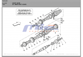T-30 - main shaft gears