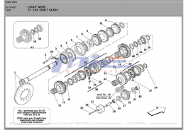 T-31 - lay shaft gears