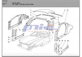 T-101 - body - central outer trims