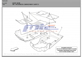 T-108 - passengers compartment carpets