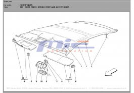 T-110 - roof panel upholstery and accessories