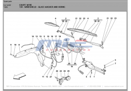 T-134 - windshield - glass washer and horns