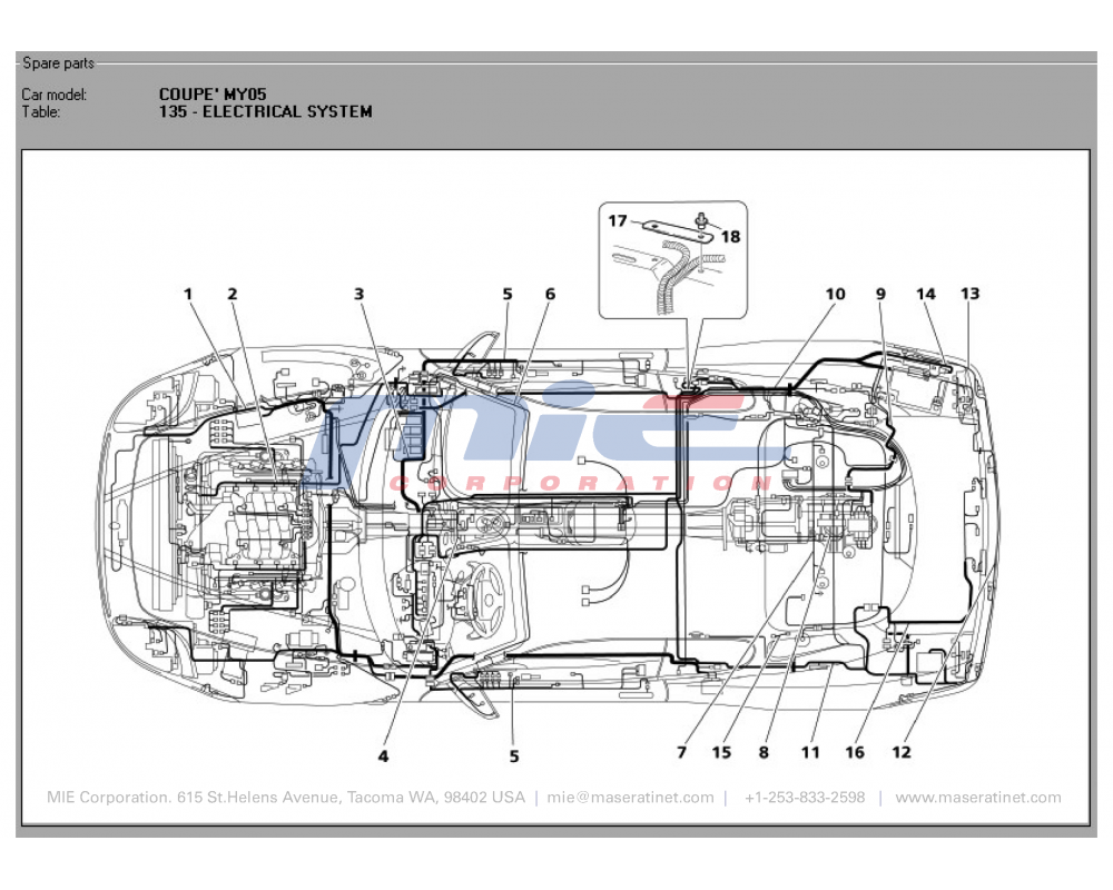 Maserati / 3200 GT / T-135 - electrical system
