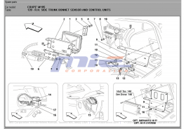 T-139 - r.h. side trunk bonnet sensor and control units