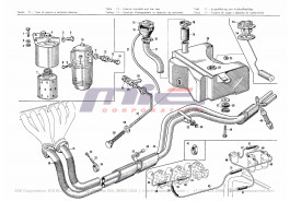 T-11 - exhaust manifold and fuel tank