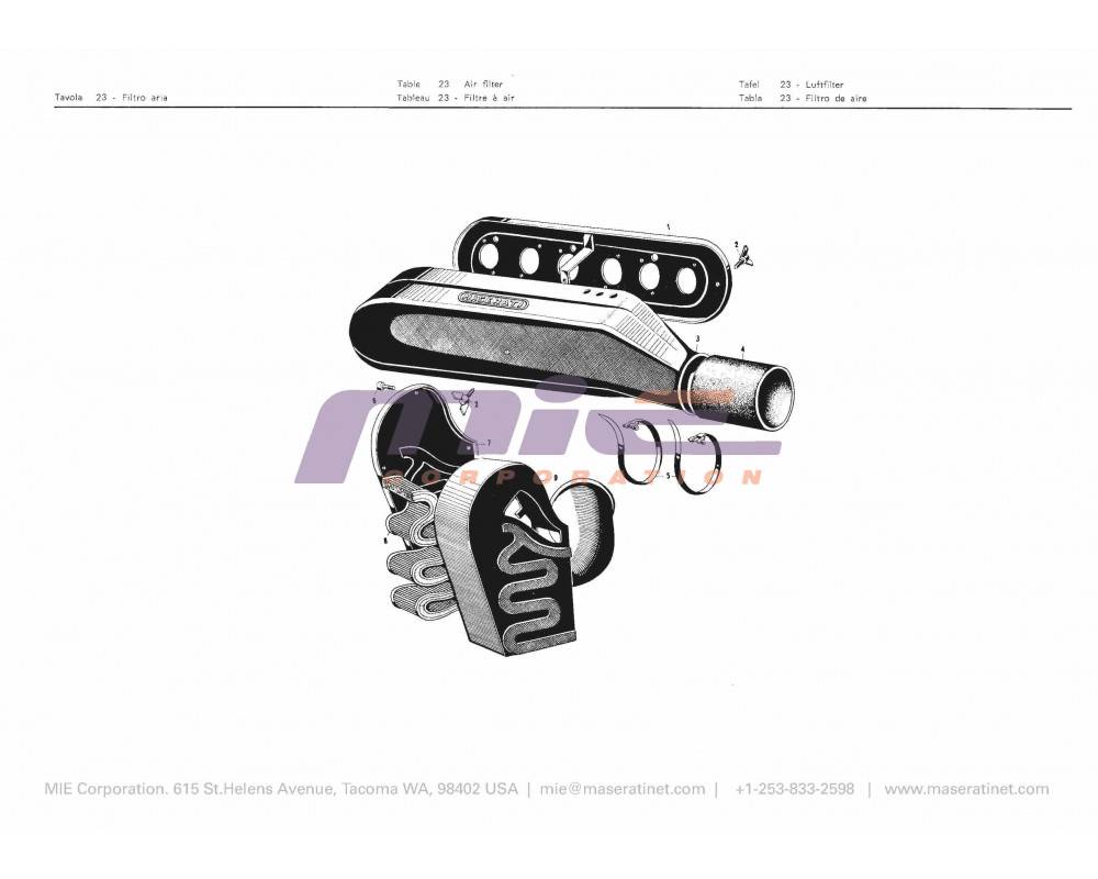 Maserati / 3500 GT/GTI / T-23 - air filler