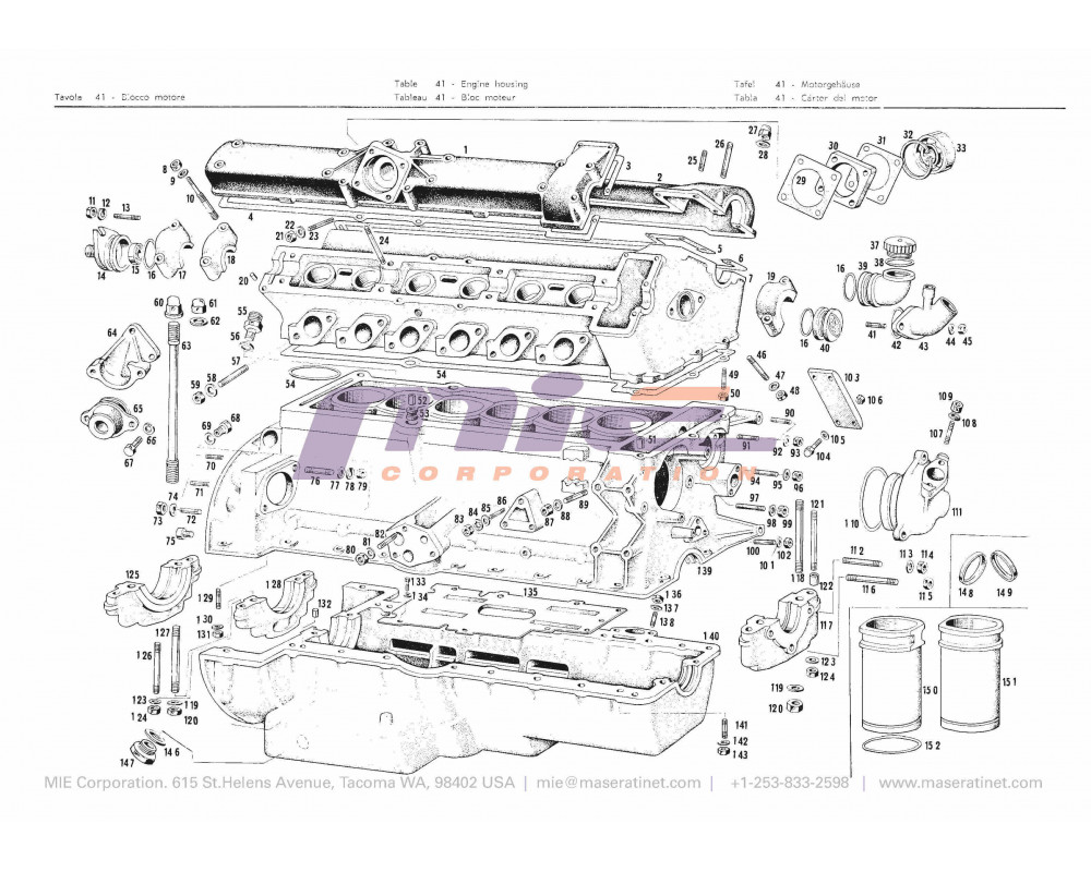 Maserati / 3500 GT/GTI / T-41 - engine block