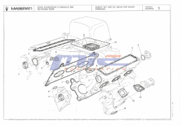 T-01 - gaskets set and seal ring for heads revision