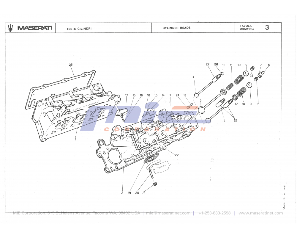 Maserati / Biturbo 2000 / T-03 - cylinder heads