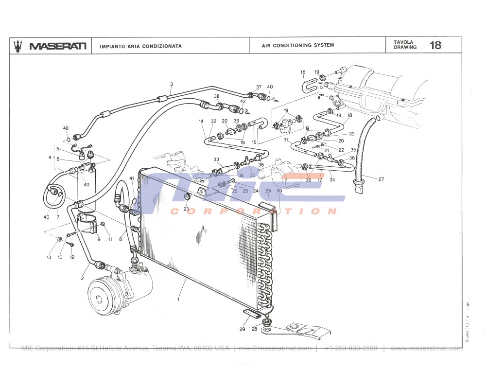 Maserati / Biturbo 2000 / T-18 - air conditioning system