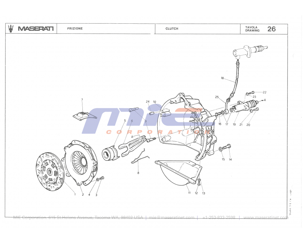 Maserati / Biturbo 2000 / T-26 - clutch