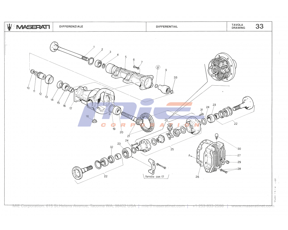 Maserati / Biturbo 2000 / T-33 - differential