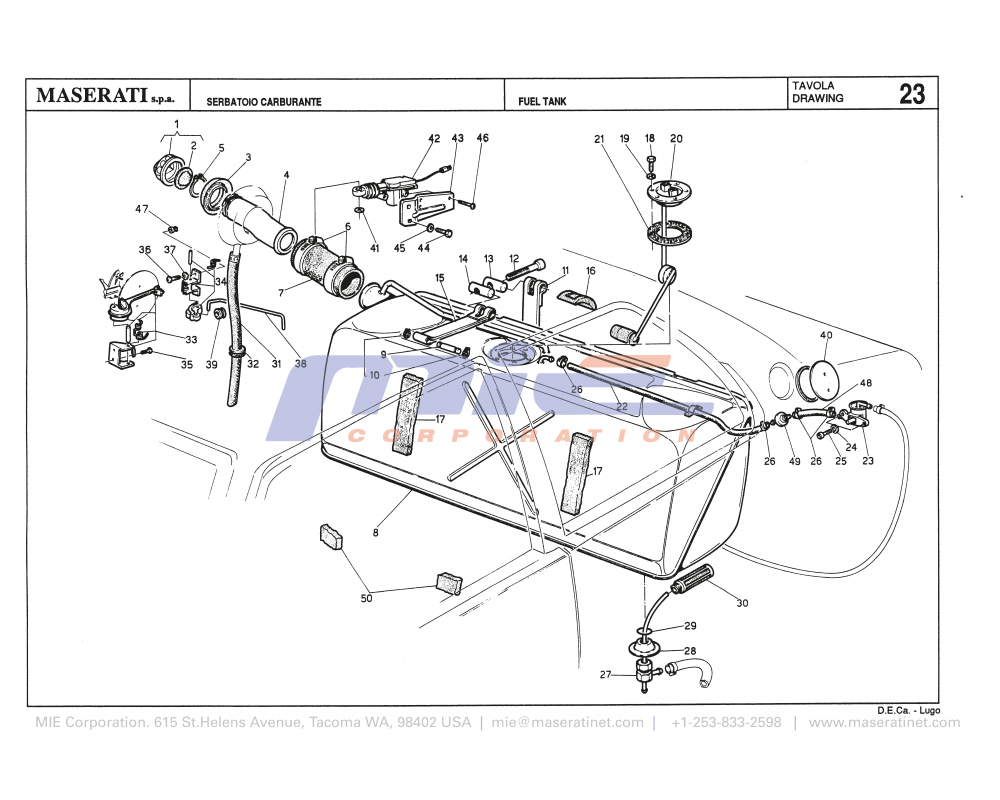 Maserati / Biturbo 228 / T-23 - fuel tank