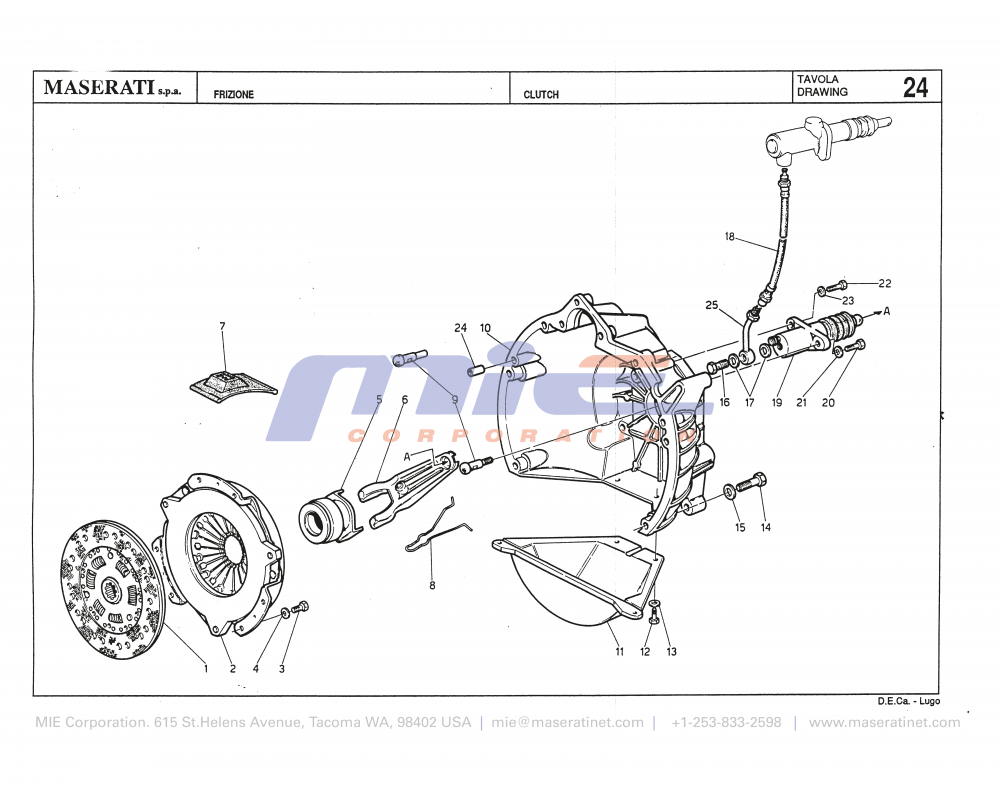 Maserati / Biturbo 228 / T-24 - clutch