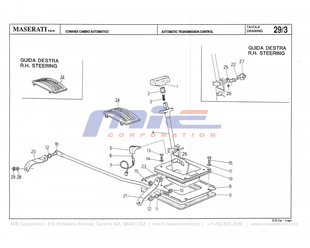 Maserati / Biturbo 228 / T-29_3 - automatic transmisson control