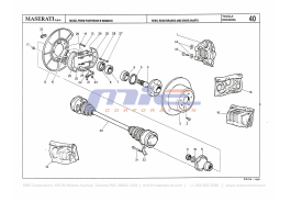 T-40 - hubs, rear brakes and drive shafts