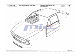 T-46 - body shell: front panel, roof panel, doors and boots