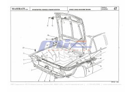 T-47 - bonnet: hinges and bonnet release