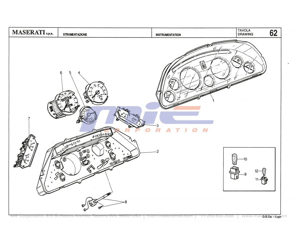 Maserati / Biturbo 228 / T-62 - instrumentation