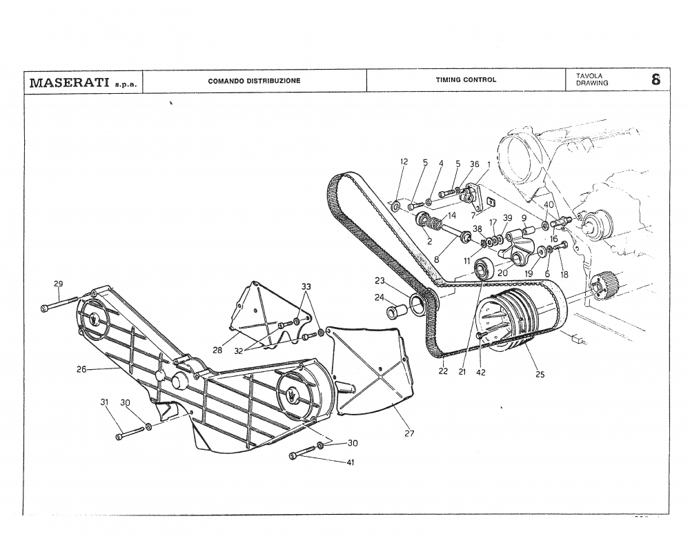 Maserati / Biturbo Coupe / T-08 - timing control