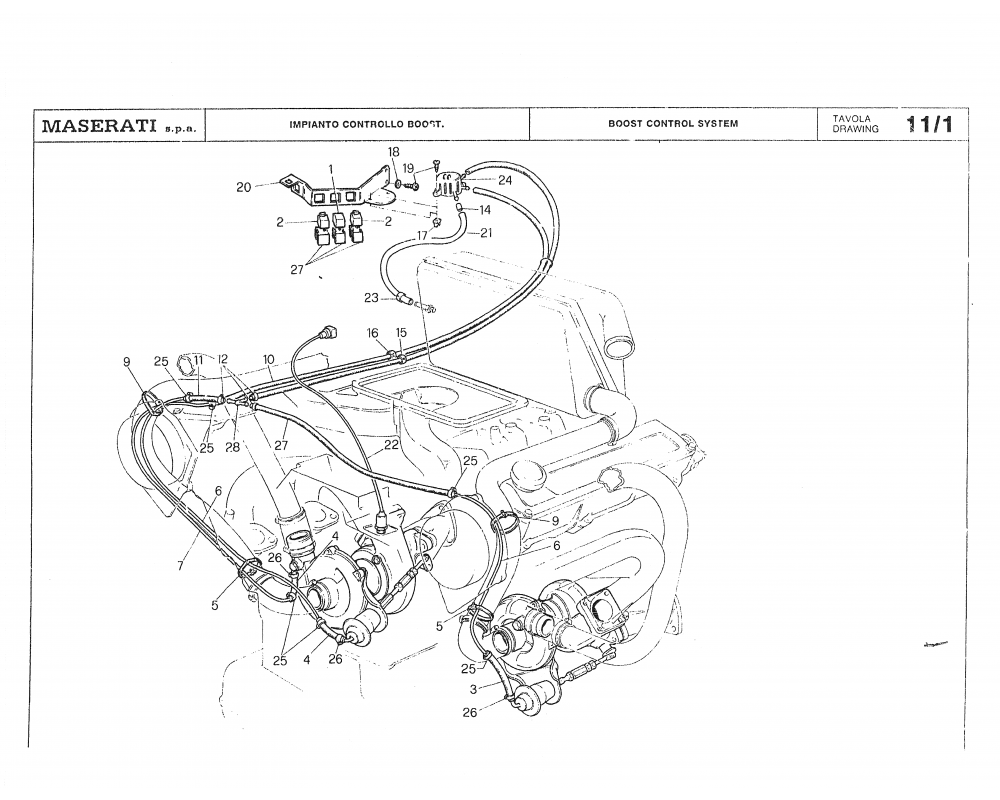 Maserati / Biturbo Coupe / T-11_1 - boost control system