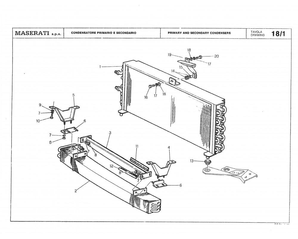 Maserati / Biturbo Coupe / T-18_1 - primary and secondary condensers