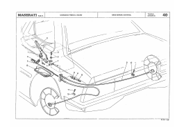 T-40 - hand brake control