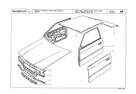 T-45 - body shell: front panel, roof panel, doors, bonnet, boot lid