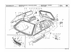 T-50 - radiator grille-finishers-fixed glasses