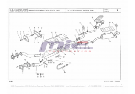 T-01 - catalyzed exhaust system, 2000