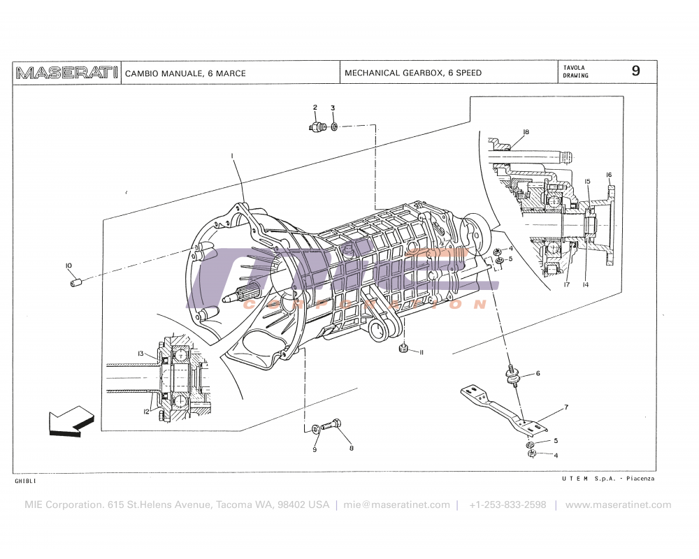 Maserati / Biturbo Ghibli / T-09 - mechanical gearbox, 6 speed