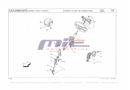T-12 - steering column and steering wheel
