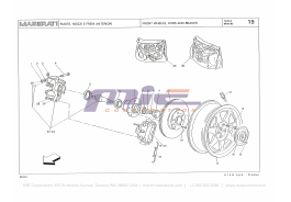 T-19 - front wheels, hubs and brakes