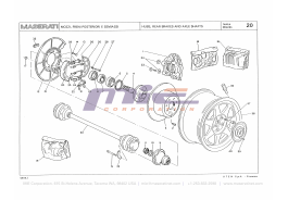 T-20 - hubs, rear brakes and axle shafts