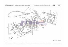 T-22 - pedal board, power brake, clutch pump