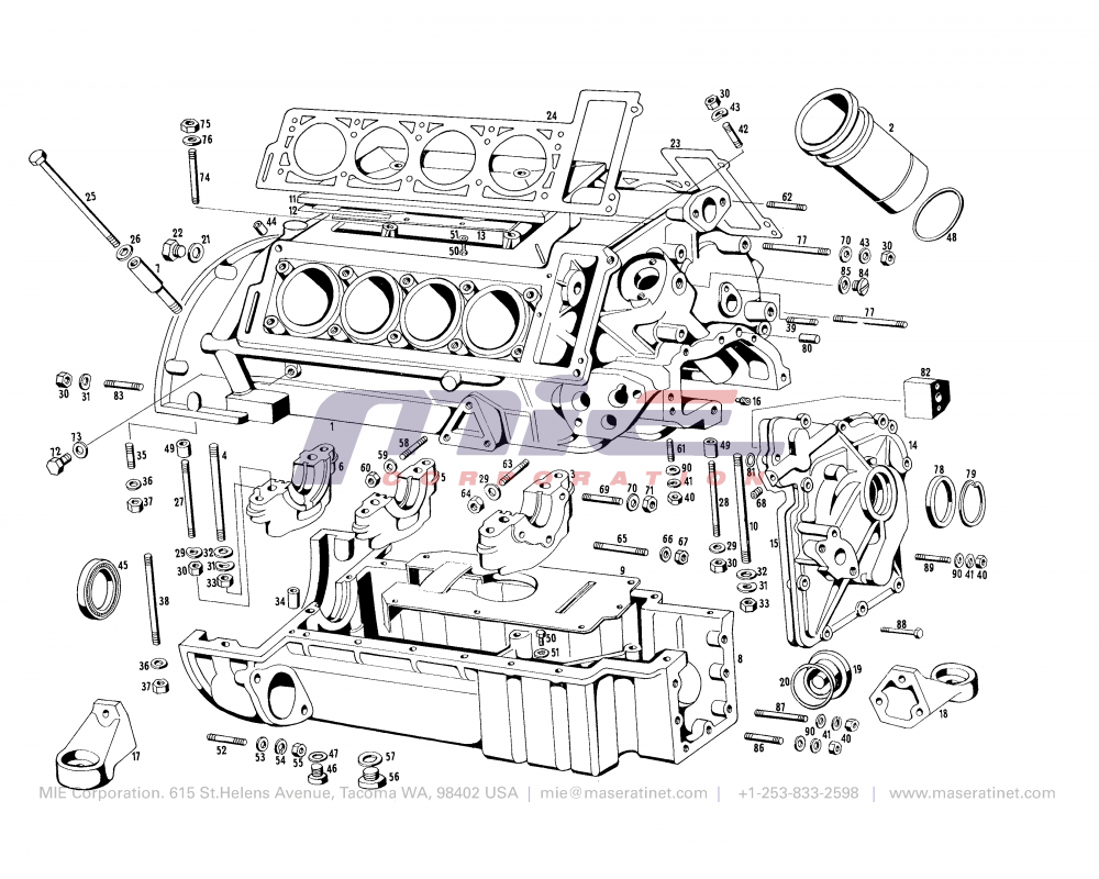 Maserati / Ghibli / T-02 - engine block