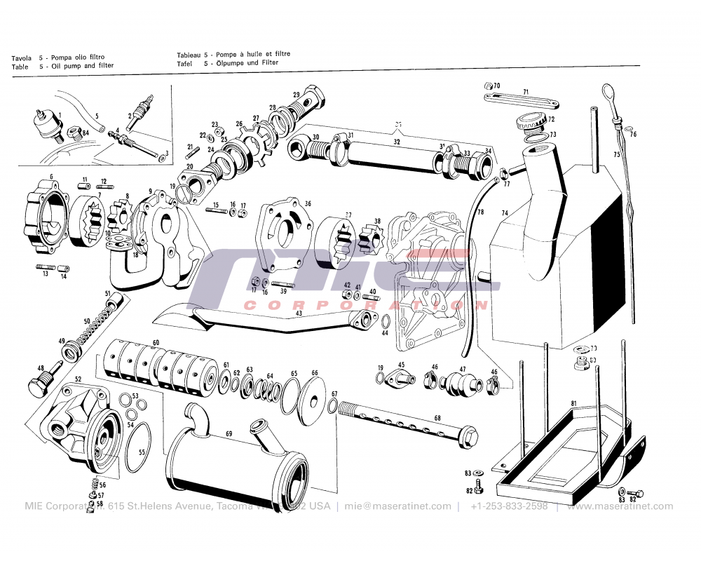 Maserati / Ghibli / T-05 - oil pump and filter