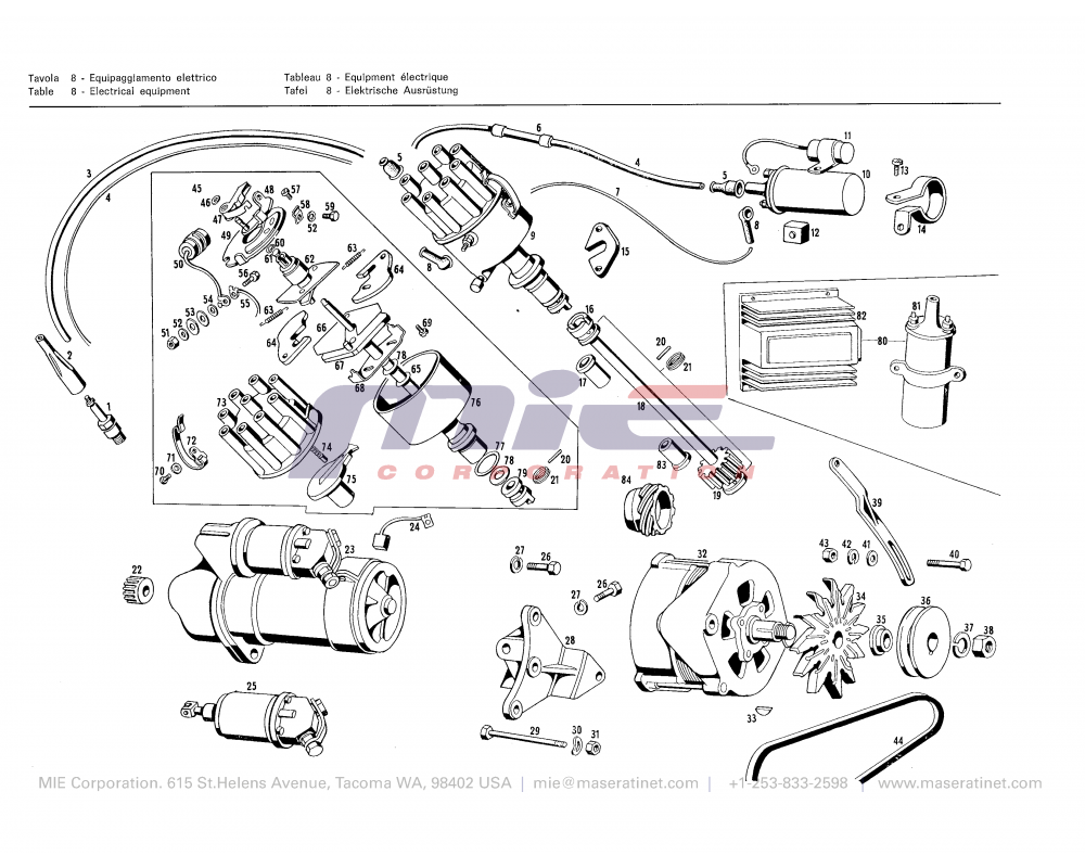 Maserati / Ghibli / T-08 - electrical equipment