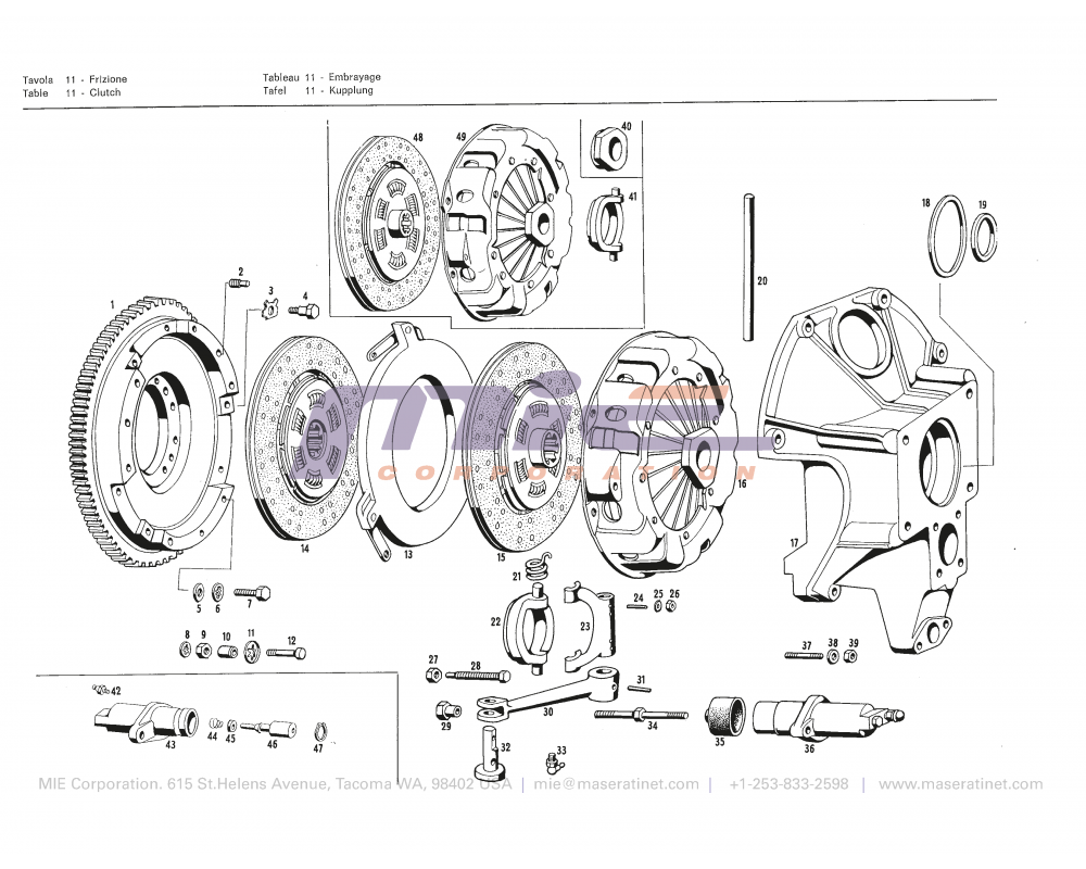 Maserati / Ghibli / T-11 - clutch