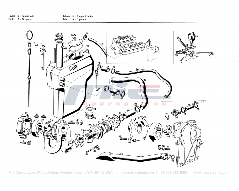 Maserati / Khamsin / T-05 - oil pump
