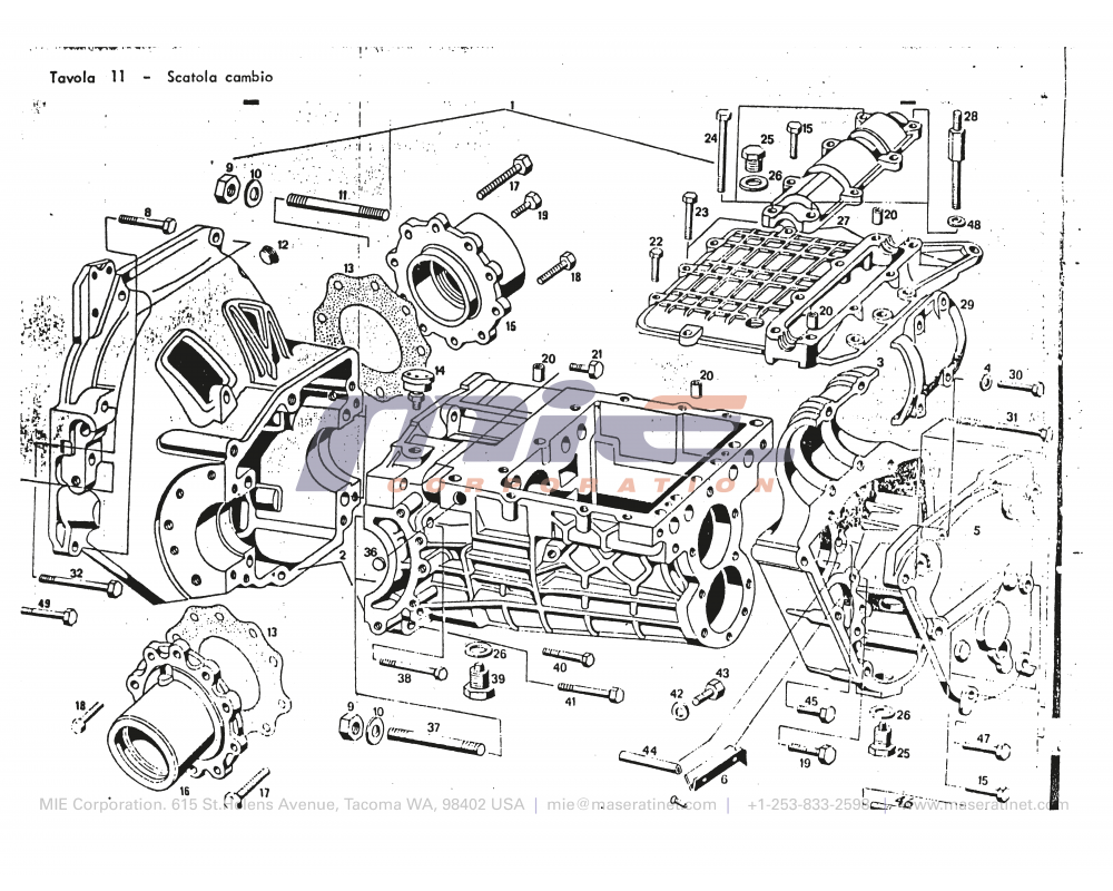 Maserati / Merak 2000 / T-11 - gearbox