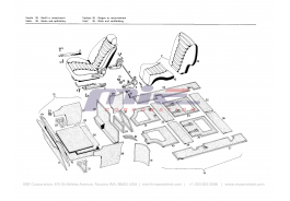 T-39 - seats and upholstery