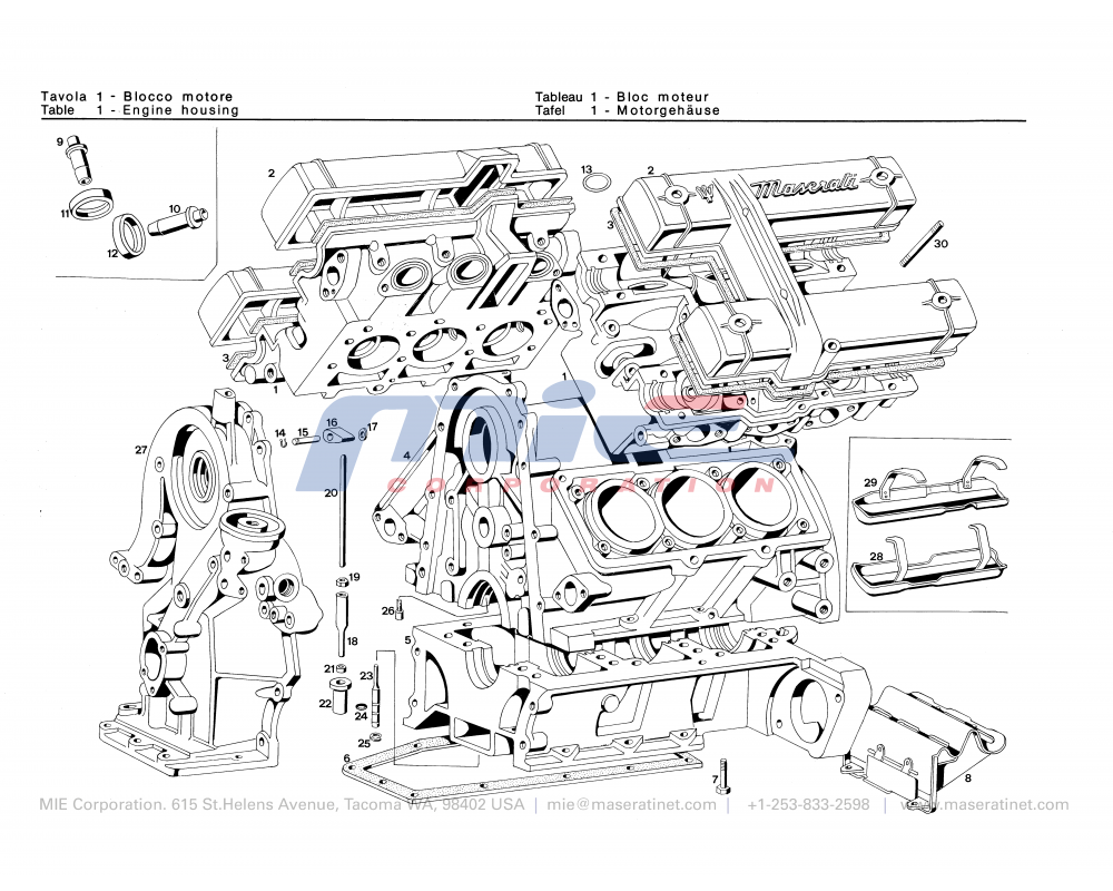 Maserati / Merak SS / T-01 - engine block